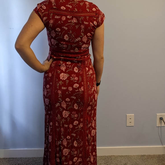Long Red Dress - Picture 3 of 3